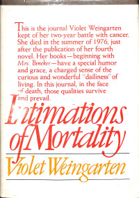 Image of INTIMATIONS OF MORTALITY