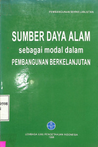 sumber daya alam sebagai modal dalam pembangunan berkelanjutan