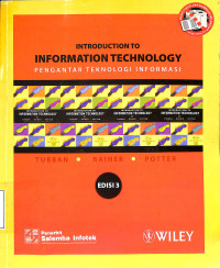 Image of Introduction to Information Technology= Pengantar Teknologi Informasi