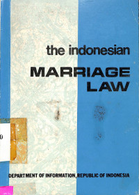 the indonesian marriage law