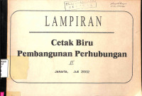 Cetak biru pembangunan perhubungan II