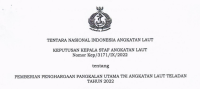 Pemberian Penghargaan Lantamal Teladan2022