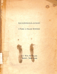 Deterrence Study A Primer in Nuclear Deterrence