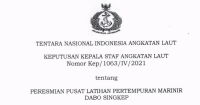 PERESMIAN PUSAT LATIHAN PERTEMPURAN MARINIR DABO SINGKEP