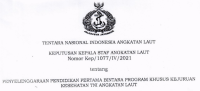 PENYELENGGARAAN PENDIDIKAN PERTAMA BINTARA PROGRAM KHUSUS KEJURUAN KESEHATAN TNI AL