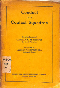 Conduct Of A Contact Squadron
