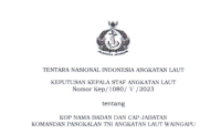 KOP NAMA BADAN DAN CAP JAB DANLANAL WAINGAPU