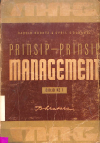 Prinsip - Prinsip Management Jilid I
