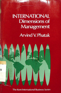 Image of International Dimensions Of Management