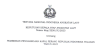 PENGHARGAAN KRI TELADAN