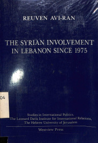Image of The Syrian Involvement In Lebanon Since 1975