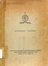 Ketahanan Nasional