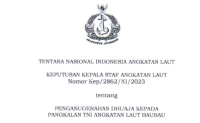 PEMBERIAN BREVET PWO TNI AL