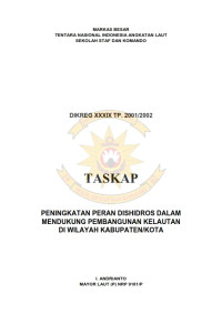 Peningkatan Peran Dishidros Dalam Mendukung Pembangunan Kelautan di Wilayah Kabupaten/Kota