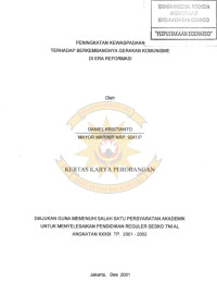 Peningkatan Kewaspadaan Terhadap Berkembangnya Gerakan Komunisme di Era Reformasi