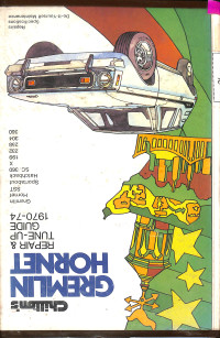 Image of Cremlin Hornet Repair & Tune-Up Guide 1970-74