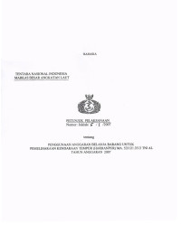 PENGUNAAN ANGGARAN BELANJA BARANG UNTUK PEMELIHARAAN KENDARAAN TEMPUR (HARRANPUR) MA. 523121.3513 TNI AL TAHUN ANGGARAN 2007