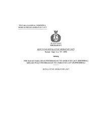PERUBAHAN NAMA DINAS PENERBANGAN TNI ANGKATAN LAUT (DJSNERBAL) MENJADI PUSAT PENERBANGAN TNI ANGKATAN LAUT (PUSPENERBAL)