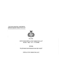 PELEPASAN DAN PENGUKUHAN IBU KADET