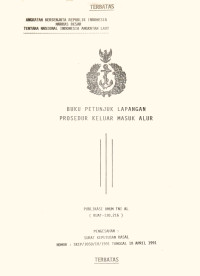 BUKU PETUNJUK LAPANGAN PROSEDUR KELUAR MASUK ALUR