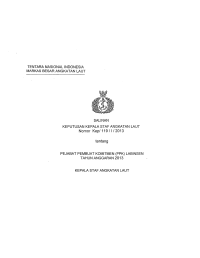 PEJABAT PEMBUAT KOMITMEN (PPK) LABINSEN TAHUN ANGGARAN 2013