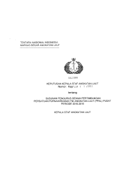 SUSUNAN PENGURUS DEWAN PERTIMBANGAN PERSATUAN PURNAWIRAWAN TNI ANGKATAN LAUT (PPAL) PUSAT
PERIODE 2010-2015