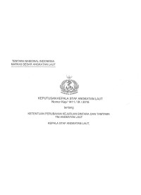 KETENTUAN PERUBAHAN KEJURUAN BINTARA DAN TAMTAMA TNI ANGKATAN LAUT