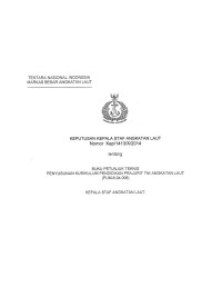 BUKU PETUNJUK TEKNIS PENYUSUNAN KURIKULUM PENDIDIKAN PRAJURIT TNI ANGKATAN LAUT (PUM-6.04.006)