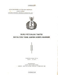 BUKU PETUNJUK TAKTIS BATALYON TANK AMFIBI KORPS MARINIR