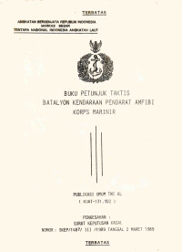 BUKU PETUNJUK TAKTIS BATALYON KENDARAAN PENDARAT AMFIBI KORPS MARINIR