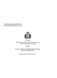 PEJABAT PEMBUAT KOMITMEN (PPK) SETUMAL TAHUN ANGGARAN 2013