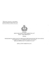 PENGANGKATAN SISWA MANTAN PENDIDIKAN PERTAMA BINTARA PRIA DAN WANITA TNI ANGKATAN LAUT ANGKATAN XXXIV TAHUN 2014 MENJADI SERSAN DUA TNI ANGKATAN LAUT