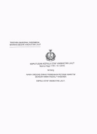 NAMA GEDUNG DINAS PEMBINAAN POTENSI MARITIM DENGAN NAMA RUDOLF KASENDA