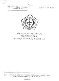 STRATIFIKASI PETUNJLIK DI LINGKUNGAN TENTARA NASIONAL INDONESIA