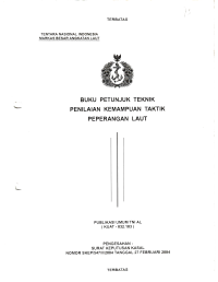 BUKU PETUNJUK TEKNIK PENILAIAN KEMAMPUAN TAKTIK PEPERANGAN LAUT