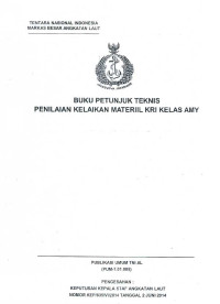 BUKU PETUNJUK TEKNIS PENILAIAN KELAIKAN MATERIIL KRI KELAS AMY