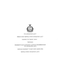 PEMBENTUKAN KOMANDO LATIHAN PENERBANGAN TNI ANGKATAN LAUT