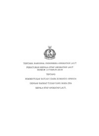 PEMBENTUKAN SATUAN UDARA KOMANDO ARMADA