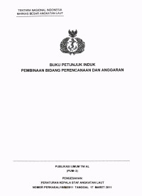 BUKU PETUNJUK INDUK PEMBINAAN BIDANG PERENCANAAN DAN ANGGARAN