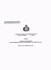 PETUNJUK PELAKSANAAN BADAN PEMERIKSA KESEHATAN PERSONEL TNI ANGKATAN LAUT