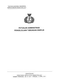 PETUNJUK ADMINISTRASI PENGELOLAAN TABUNGAN DISIPLIN