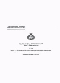 PETUNJUK PELAKSANAAN SATUAN TUGAS (SATGAS) BANJIR KOBANGDIKAL