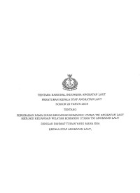PERUBAHAN NAMA DINAS KEUANGAN KOMANDO UTAMA TNI ANGKATAN LAUT MENJADI KEUANGAN WILAYAH KOMANDO UTAMA TNI ANGKATAN LAUT