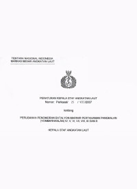 PERUBAHAN PENOMORAN BATALYON MARINIR PERTAHANAN PANGKALAN (YONMARHANlAN) IV, V, VI, VII, VIII, IX DAN X