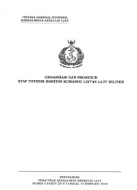 ORGANISASI DAN PROSEDUR STAF POTENSI MARITIM KOMANDO LINTAS LAUT MILITER