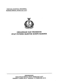 ORGANISASI DAN PROSEDUR STAF POTENSI MARITIM KORPS MARINIR