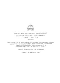 PENGALIHAN FUNGSI PEMBINAAN FASILITAS PEMELIHARAAN DAN PERBAIKAN MANOKWARI DAN RUMAH SAKIT TNI ANGKATAN LAUT dr. AZHAR ZAHIR DARI PANGKALAN UTAMA TNI ANGKATAN LAUT X KE PANGKALAN UTAMA TNI ANGKATAN LAUT XIV