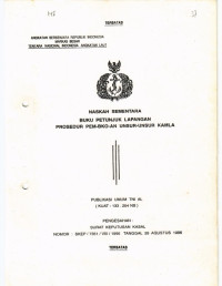 NASKAH SEMENTARA BUKU PETUNJUK LAPANGAN PROSEDUR PEM-BKO-AN UNSUR·UNSUR KAMLA