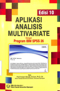 Aplikasi Analisis Multivariate dengan Program IBM SPSS 26