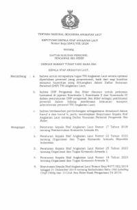 DAFTAR SUSUNAN PERSONEL PENGAWAK SEA RIDER